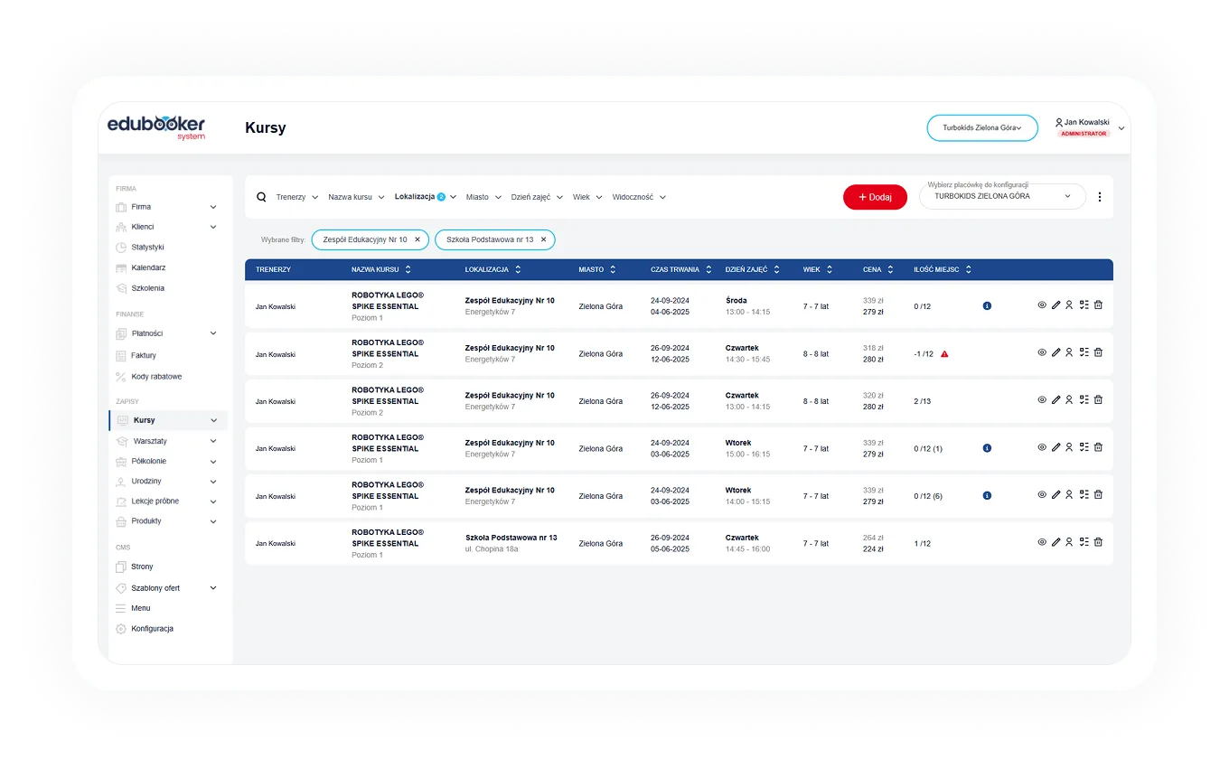 Edubooker - poznaj możliwości