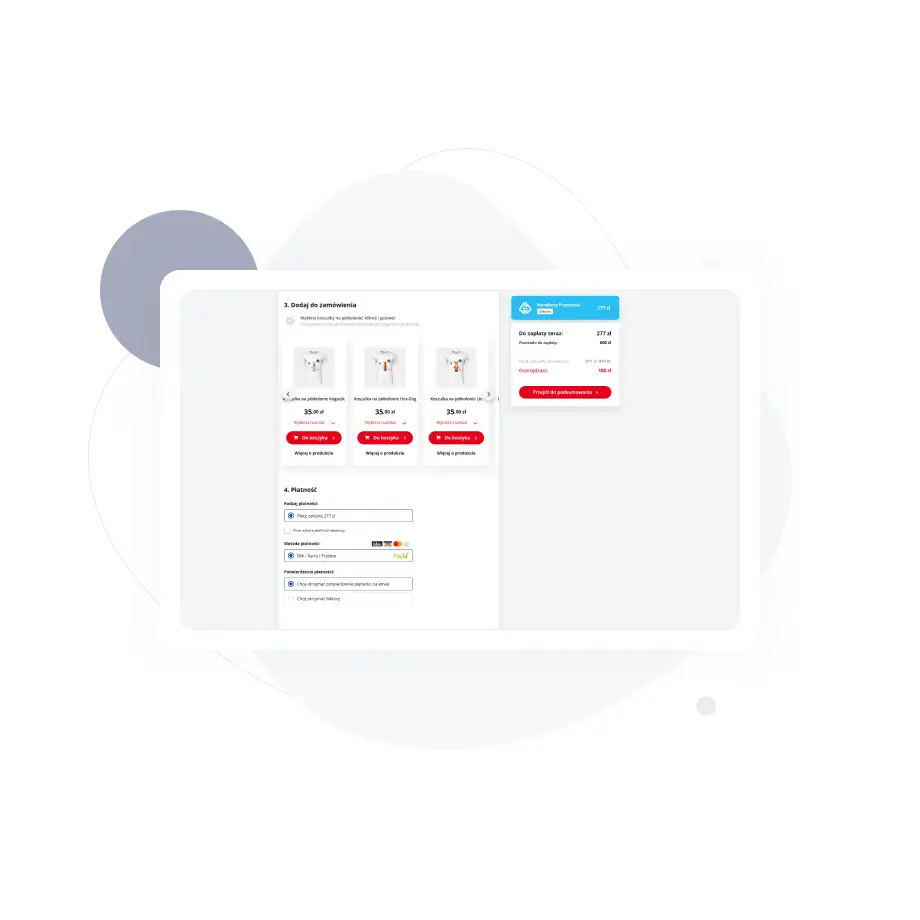 Sprzedaż produktów